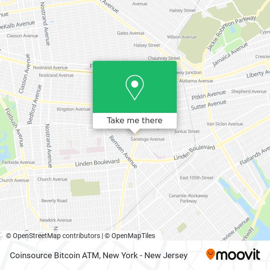 Coinsource Bitcoin ATM map