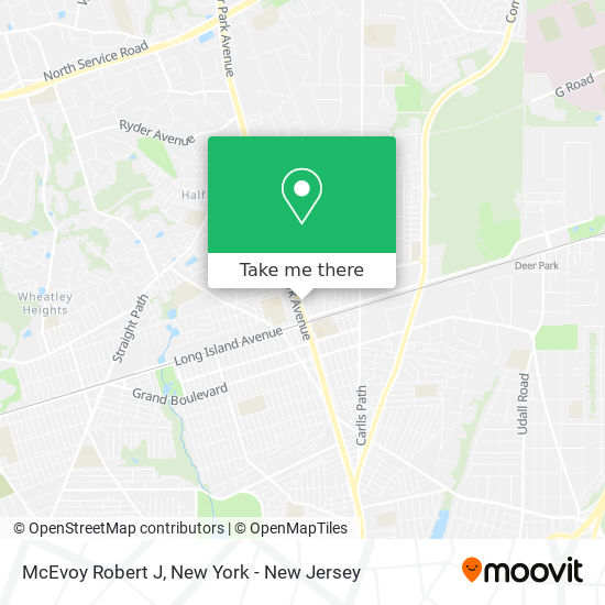 Mapa de McEvoy Robert J