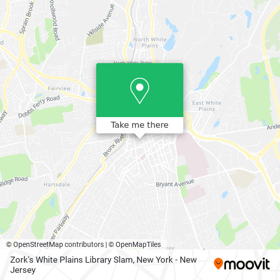 Zork's White Plains Library Slam map