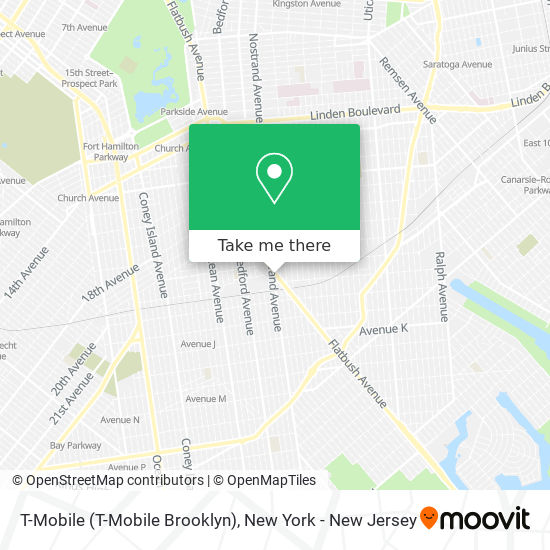 Mapa de T-Mobile (T-Mobile Brooklyn)