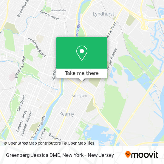 Greenberg Jessica DMD map