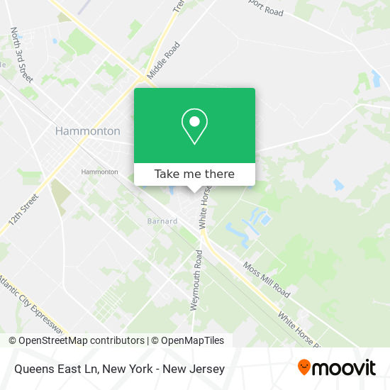 Mapa de Queens East Ln