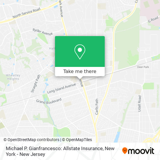 Michael P. Gianfrancesco: Allstate Insurance map