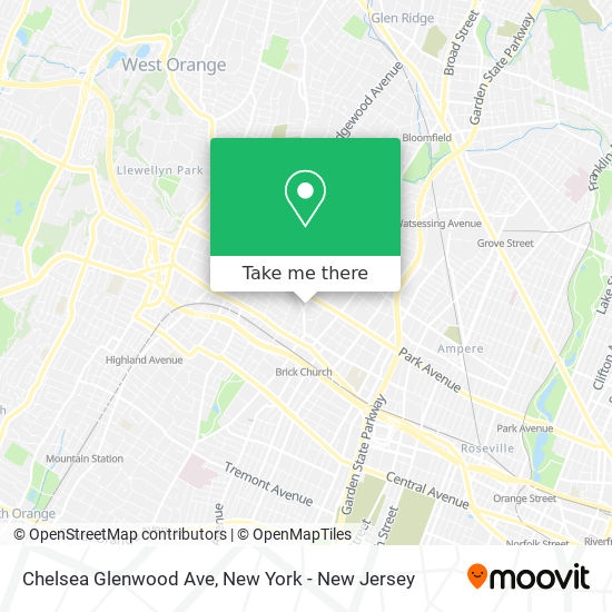 Mapa de Chelsea Glenwood Ave