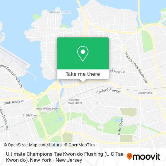 Ultimate Champions Tae Kwon do Flushing (U C Tae Kwon do) map