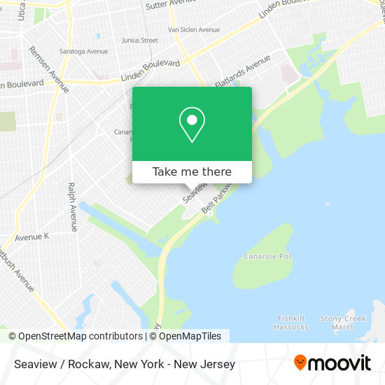 Seaview / Rockaw map