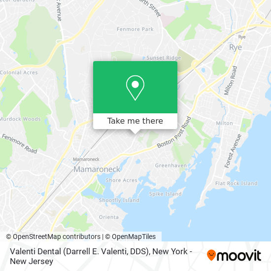 Mapa de Valenti Dental (Darrell E. Valenti, DDS)
