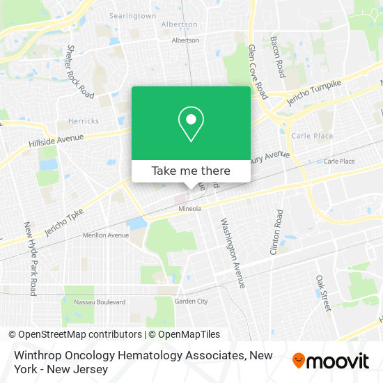 Mapa de Winthrop Oncology Hematology Associates