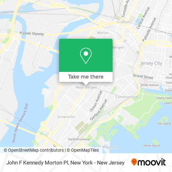 John F Kennedy Morton Pl map