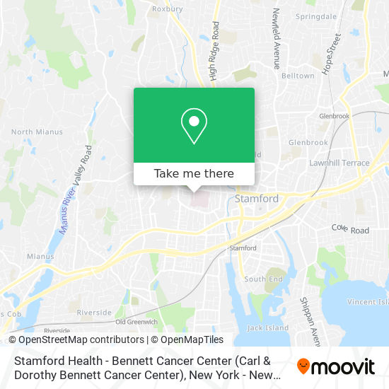 Stamford Health - Bennett Cancer Center (Carl & Dorothy Bennett Cancer Center) map