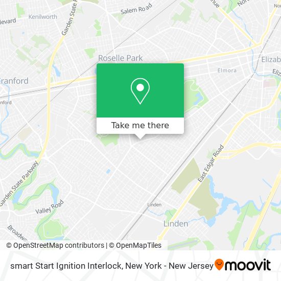 smart Start Ignition Interlock map