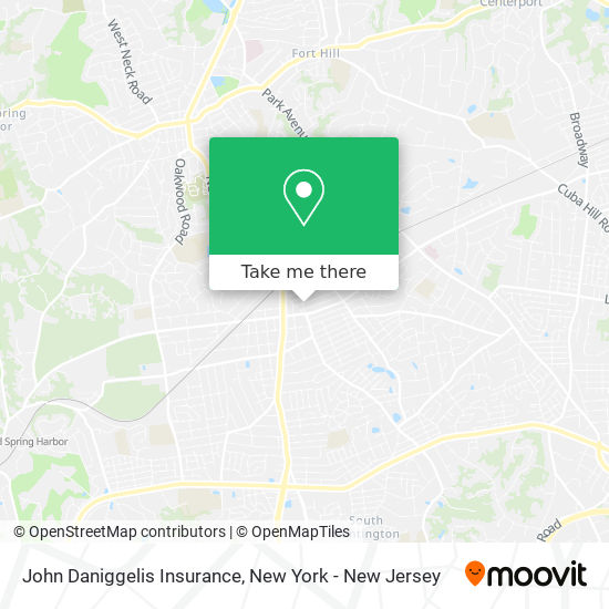 Mapa de John Daniggelis Insurance