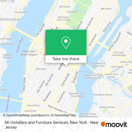 Mi Installers and Furniture Services map