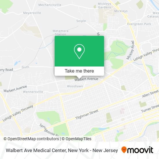 Walbert Ave Medical Center map