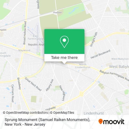 Sprung Monument (Samuel Raiken Monuments) map