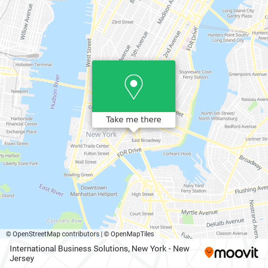 International Business Solutions map
