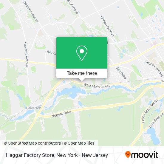 Haggar Factory Store map