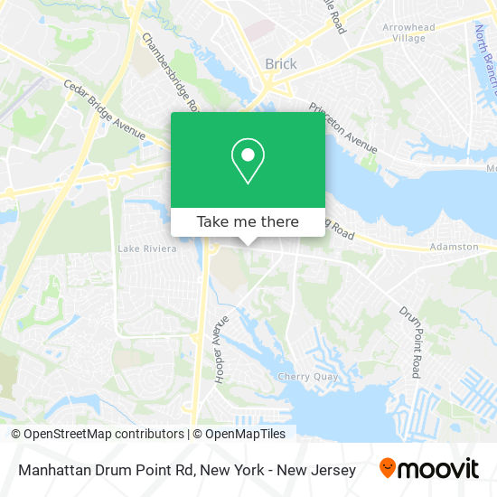 Manhattan Drum Point Rd map