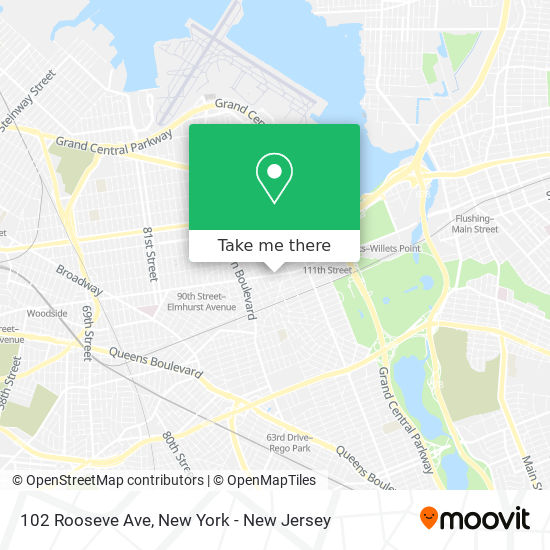 Mapa de 102 Rooseve Ave