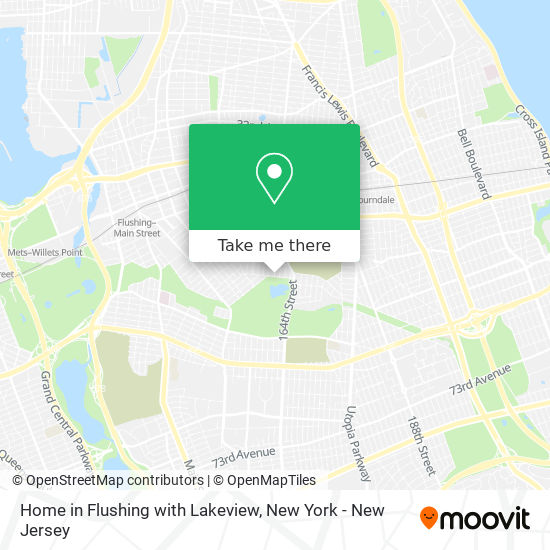 Home in Flushing with Lakeview map