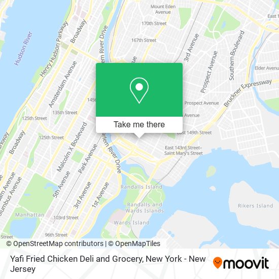 Yafi Fried Chicken Deli and Grocery map