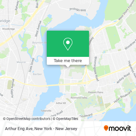 Arthur Eng Ave map