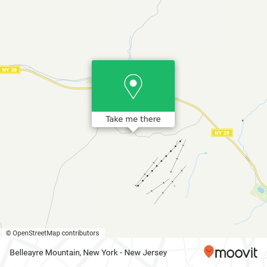 Mapa de Belleayre Mountain, 181 Galli Curci Rd