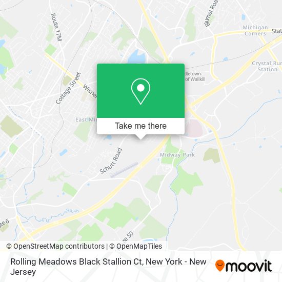 Rolling Meadows Black Stallion Ct map