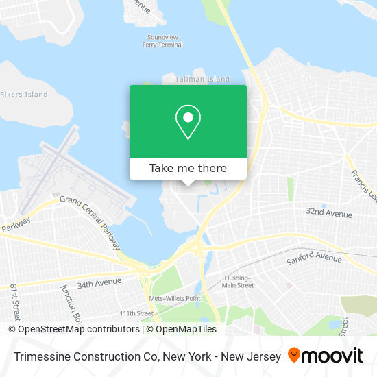 Trimessine Construction Co map