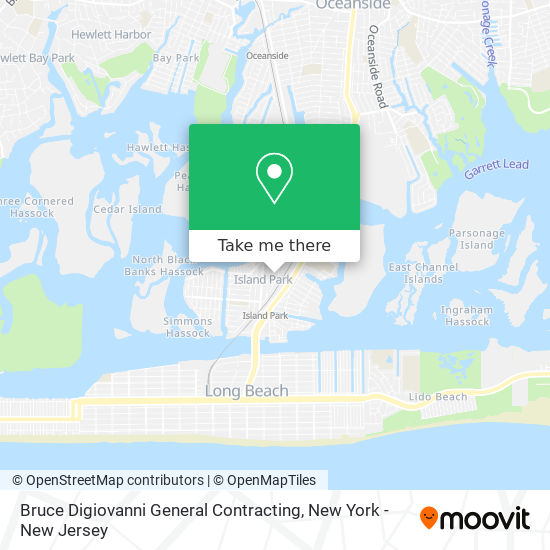 Mapa de Bruce Digiovanni General Contracting