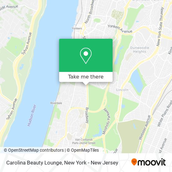 Carolina Beauty Lounge map