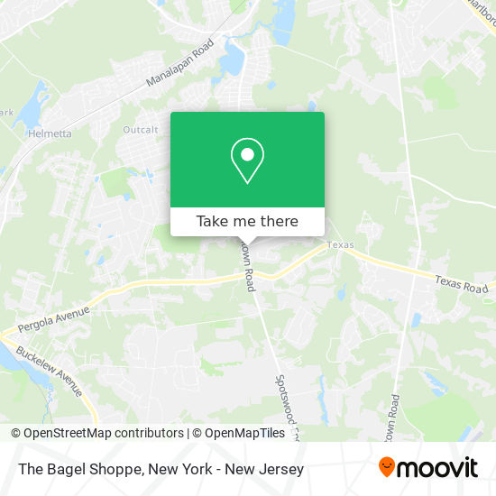 The Bagel Shoppe map