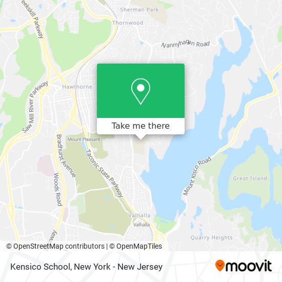 Kensico School map