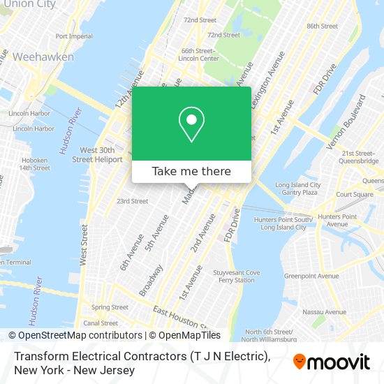 Transform Electrical Contractors (T J N Electric) map