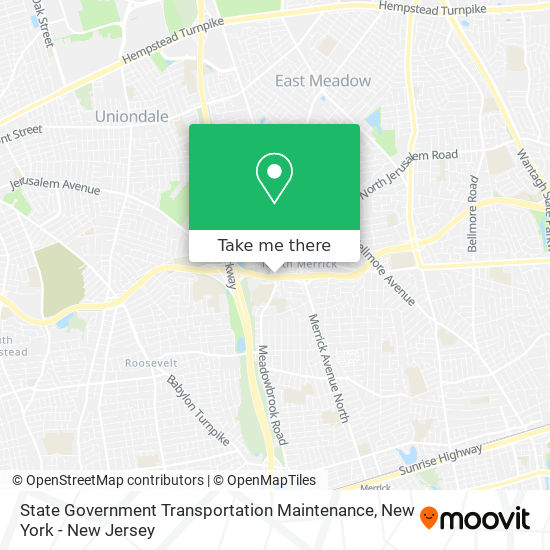 State Government Transportation Maintenance map