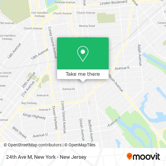 Mapa de 24th Ave M