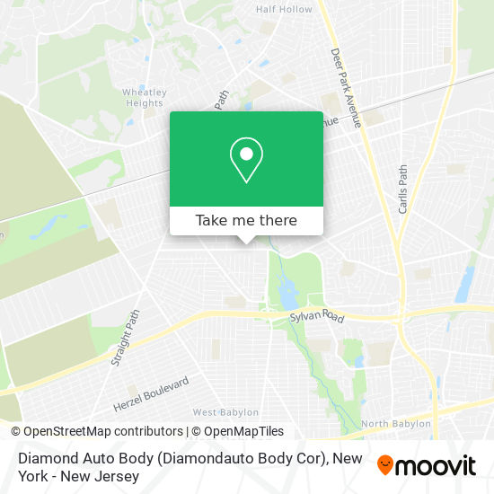 Diamond Auto Body (Diamondauto Body Cor) map