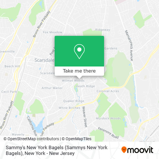 Mapa de Sammy's New York Bagels (Sammys New York Bagels)