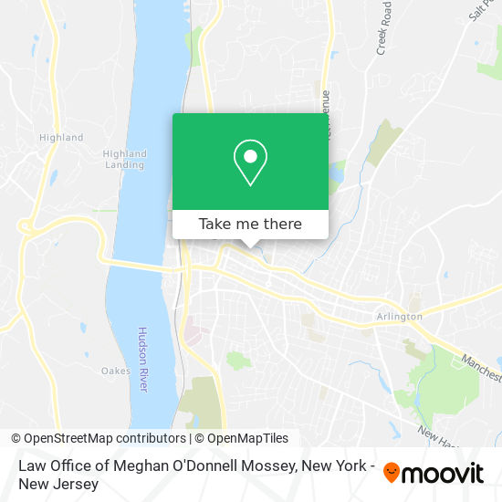 Law Office of Meghan O'Donnell Mossey map
