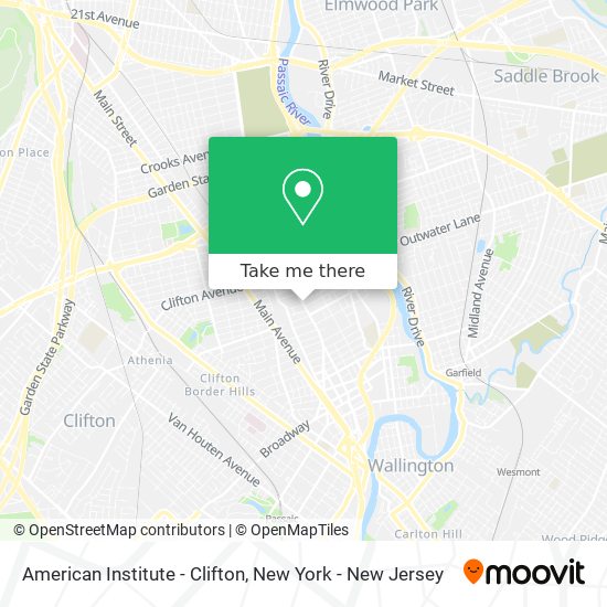 American Institute - Clifton map