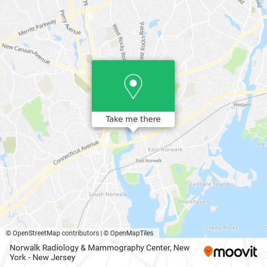 Mapa de Norwalk Radiology & Mammography Center