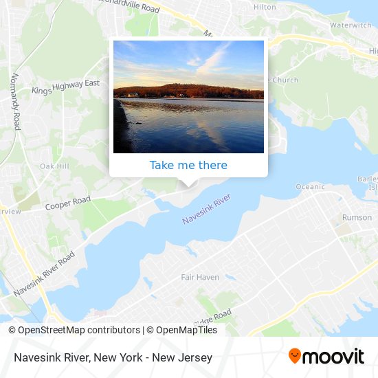 Mapa de Navesink River