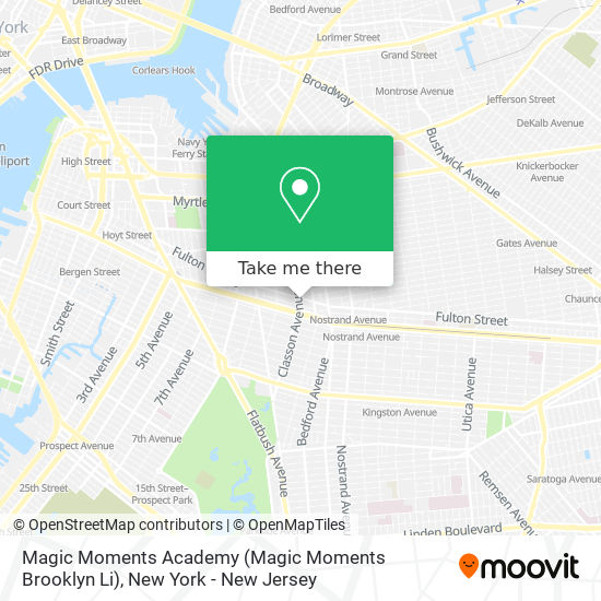 Magic Moments Academy (Magic Moments Brooklyn Li) map