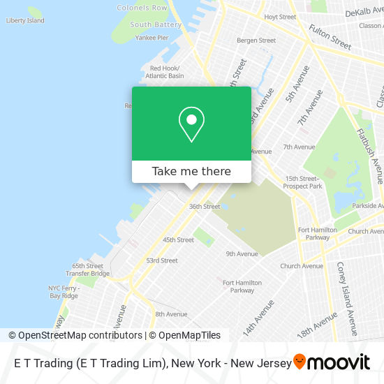 Mapa de E T Trading