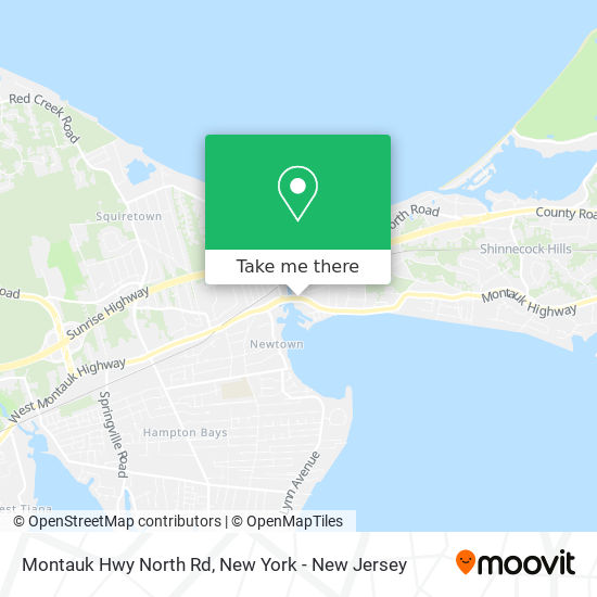 Mapa de Montauk Hwy North Rd