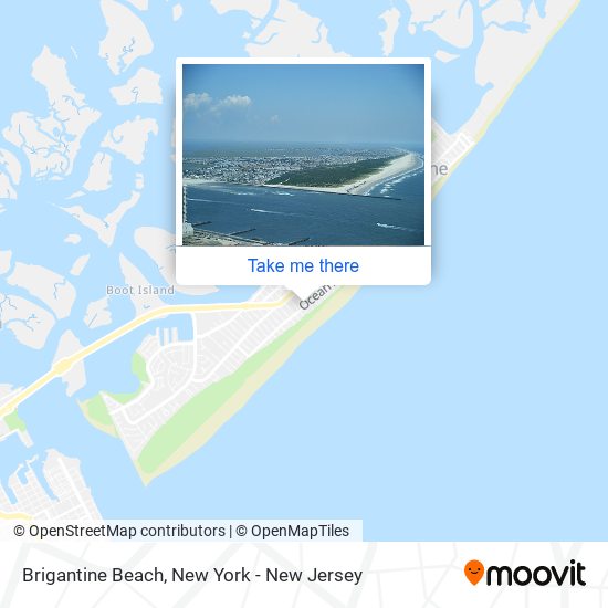 Brigantine Beach map