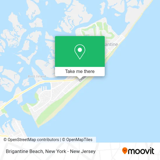 Brigantine Beach map