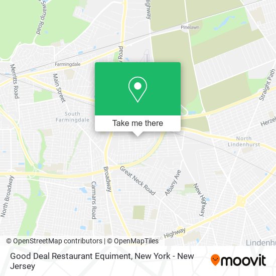 Good Deal Restaurant Equiment map