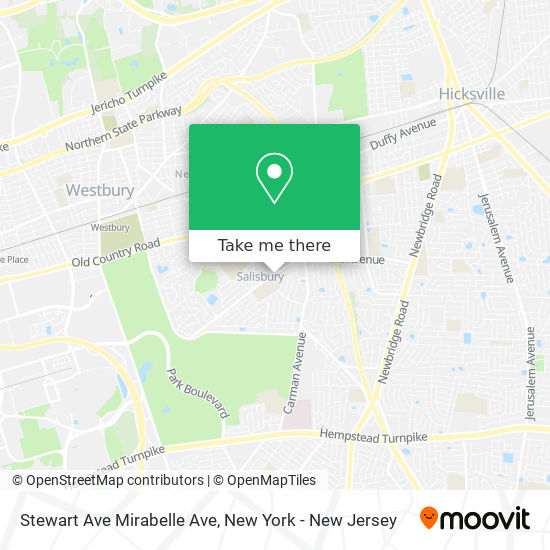 Mapa de Stewart Ave Mirabelle Ave