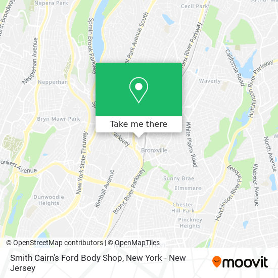 Smith Cairn's Ford Body Shop map